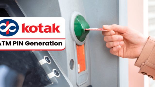 Kotak Debit Card Pin Generation