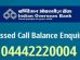 Indian Overseas Bank Balance Check Number