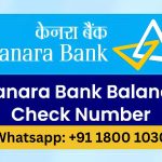 canara bank balance check number