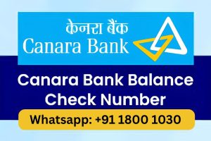 canara bank balance check number