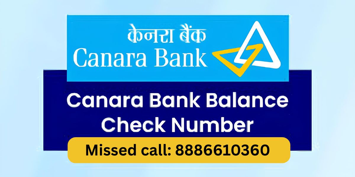 canara bank missed call number