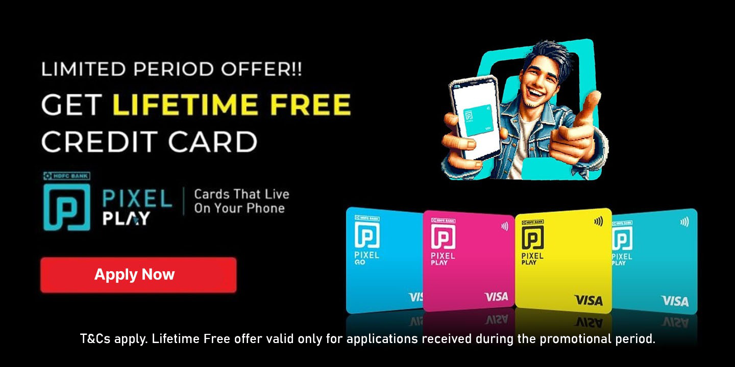 hdfc pixel play credit card