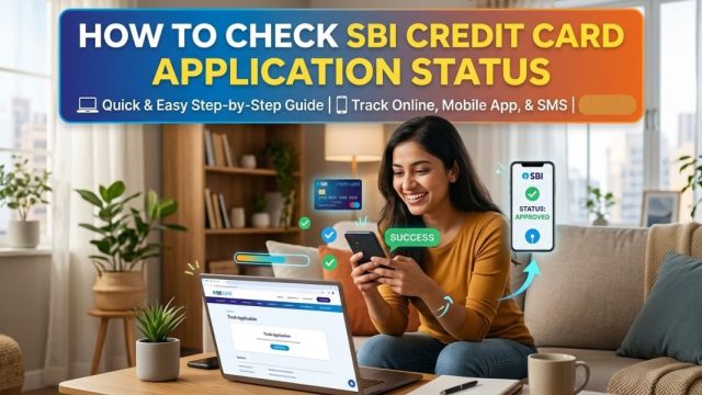 sbi credit card status check