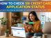 sbi credit card status check