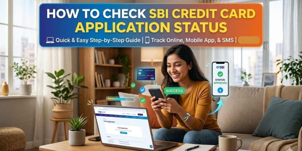 sbi credit card status check