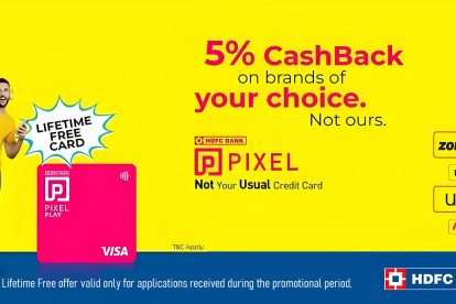 hdfc pixel play credit card