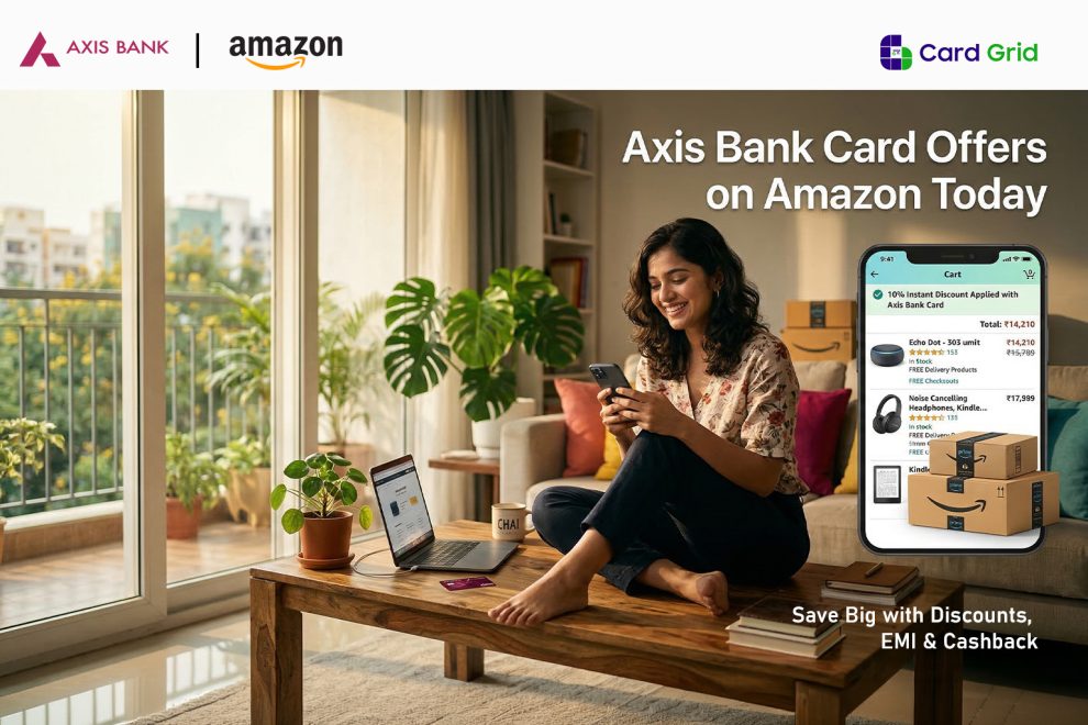 axis bank card offers on amazon