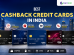 Best Cashback Credit Cards In India